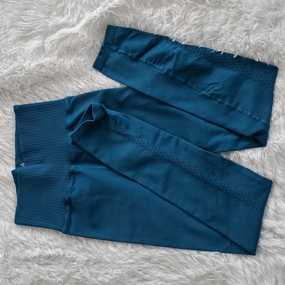 NWOT Free People Good Karma Leggings Blue Teal, XS/S